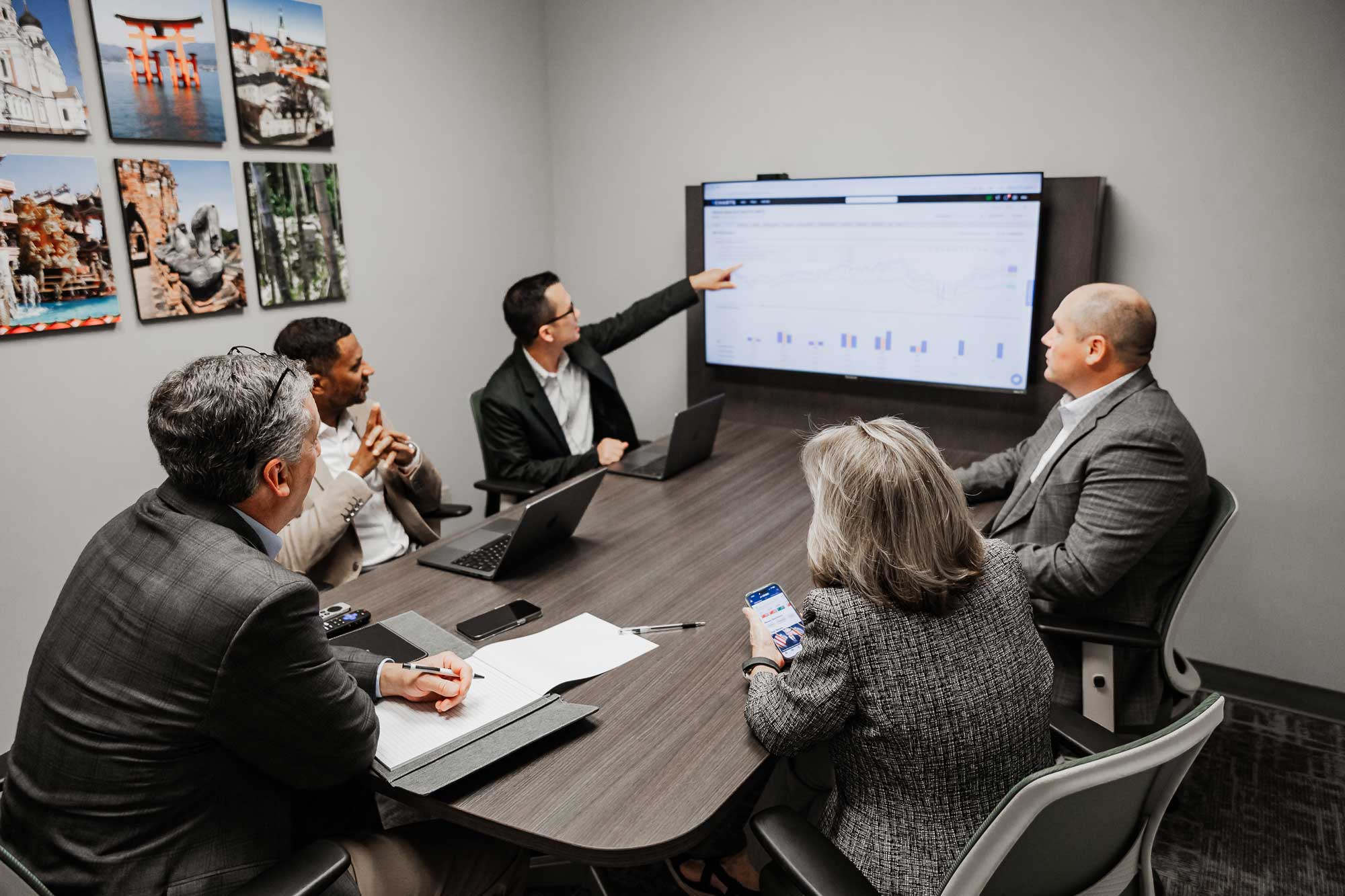 Bay Capital Advisors Team in conference room
